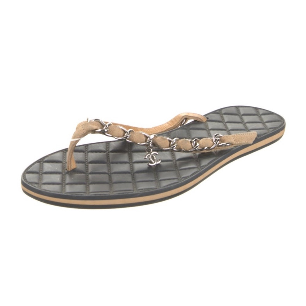 Chanel Flip Flops sz 38